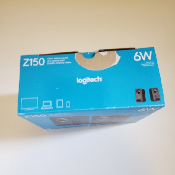 LOGITECH Z150 Multimedia 2.0 Speaker System 6W | Midnight Black | NEW - Picture 9 of 9